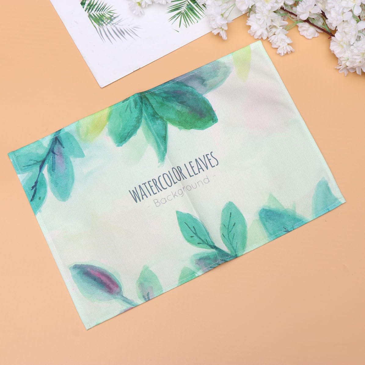 Nail Art Cushion Holder and Hand Pillow Mat for Acrylic Nail Design with Beautiful Printed Linen Cloth Comfortable Cushion Pad for Salon Use