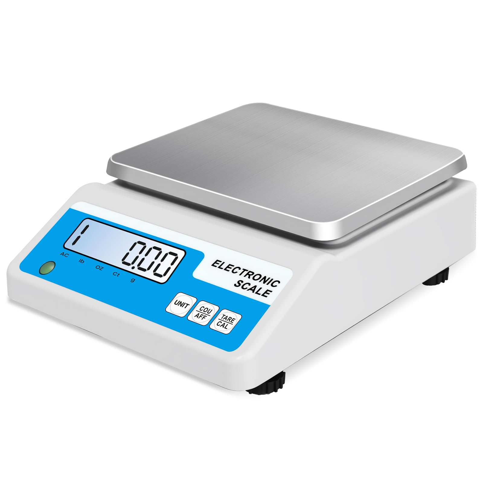 High Precision 5000g x 0.01g Digital Analytical Balance Scale, Lab & Jewelry Electronic Weighing Scale with Calibration, Dual Power (Kilograms, 5)-image-12