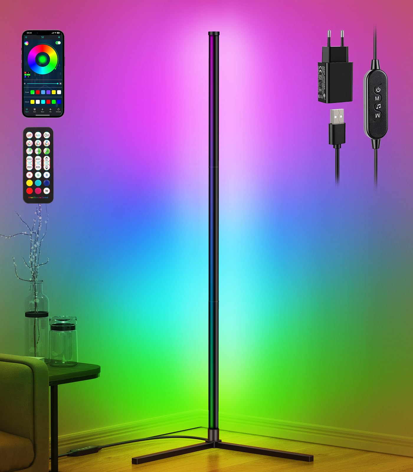 riyo FL2000 Floor Lamp