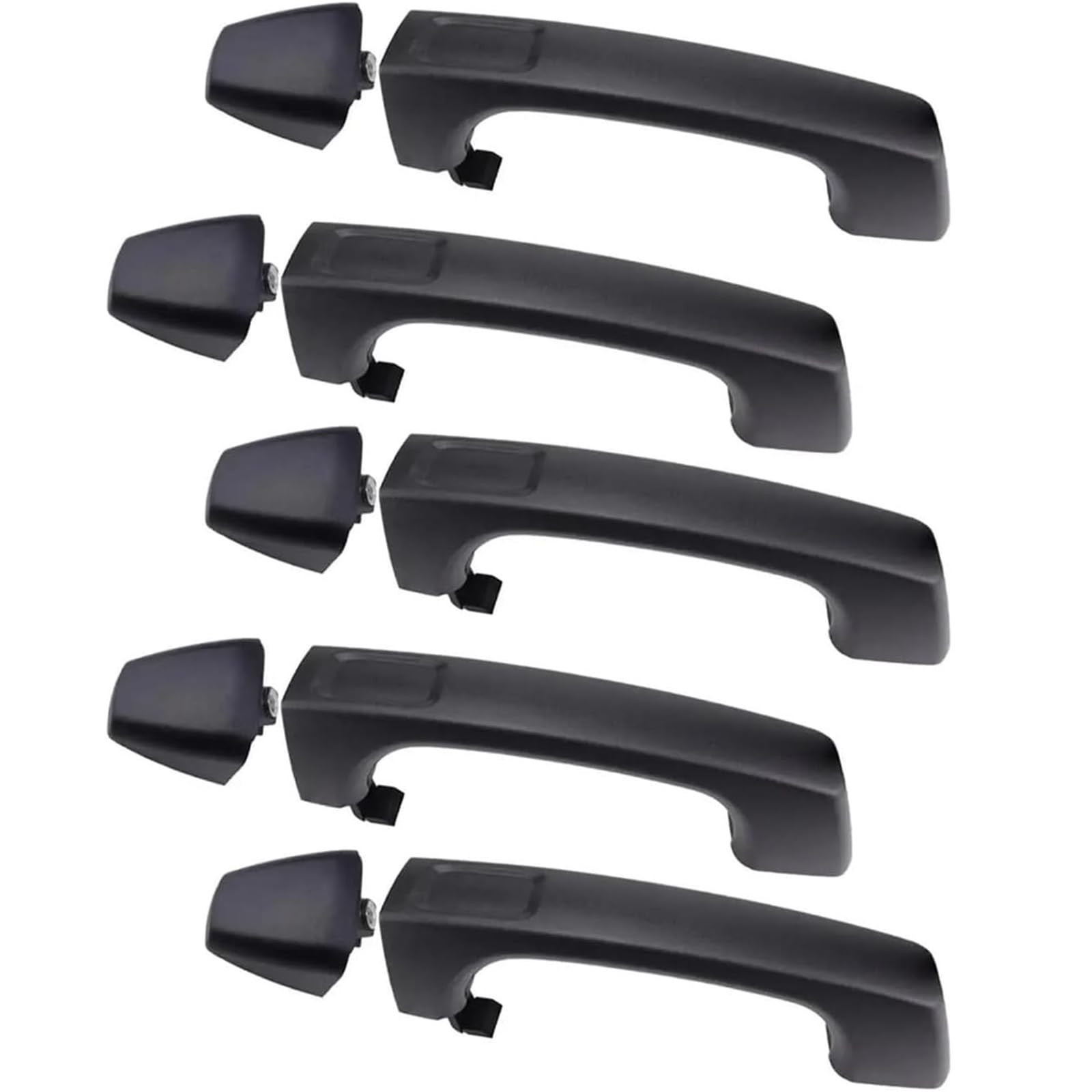 Glymzoi Car Exterior Door Handles Car Exterior Door Handle for Hummer H3 5 Pieces Replaces Spare Parts
