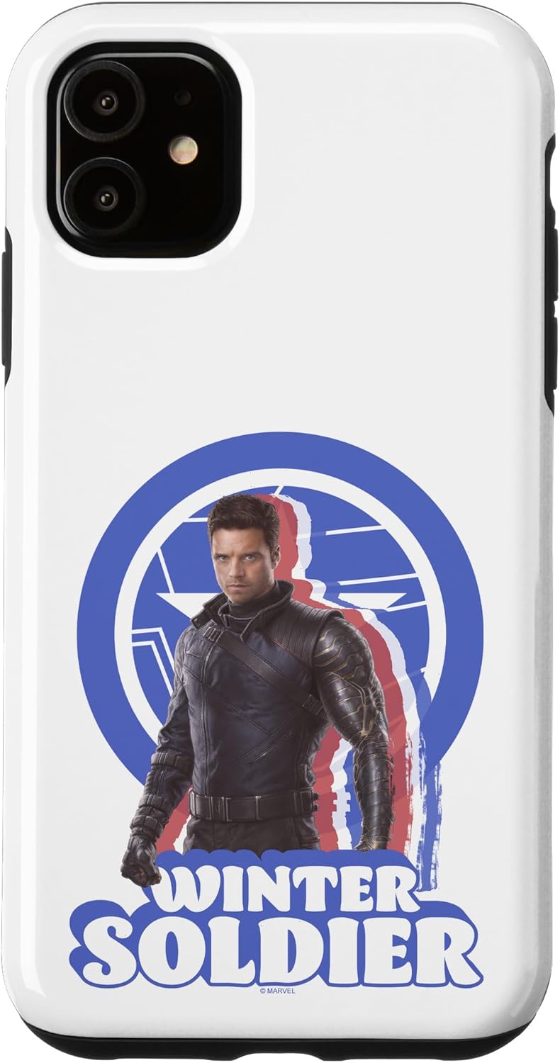 iPhone 14 Marvel Falcon & Winter Soldier Distressed Bucky Case