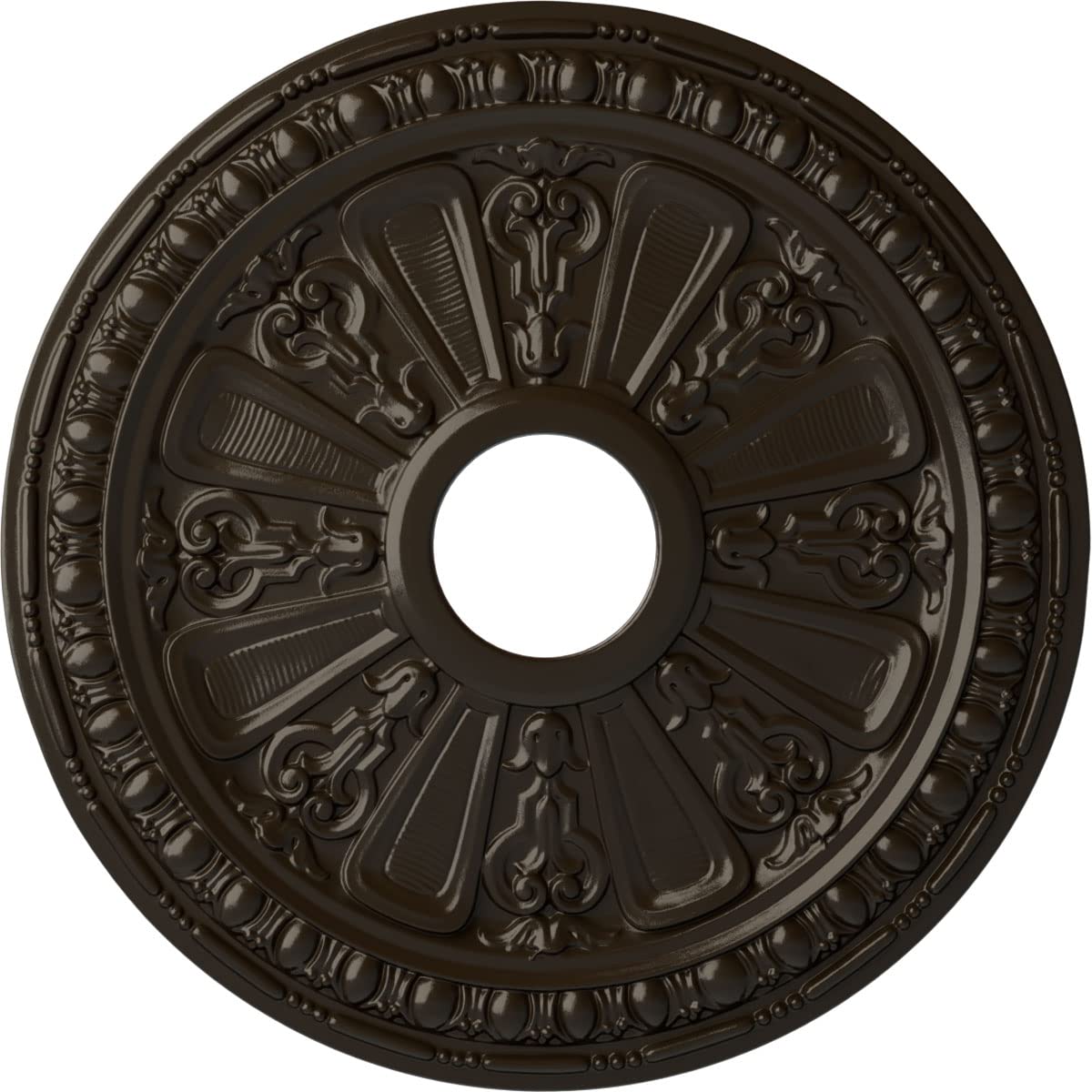 Ekena Millwork CM18RASHF Raymond Ceiling Medallion, Stone Hearth