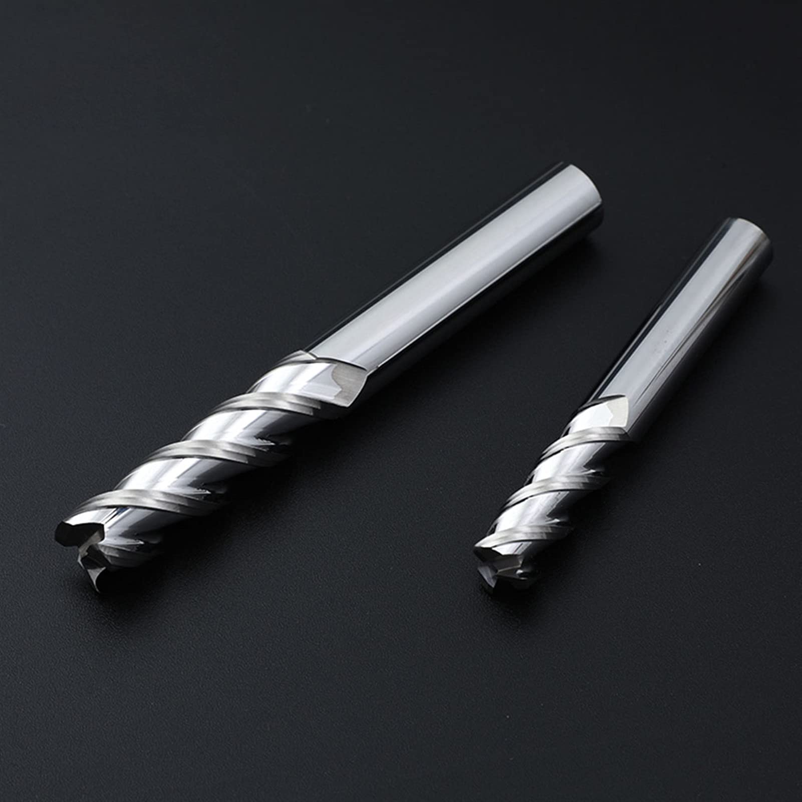 Molinos de extremo del radio de la esquina de carburo 3flutes HRC55 Endmill for el cortador de fresado CNC de acero de tungsteno de aluminio Fresas de mango JIYAMI'EN EL (Size : 3R0.5X4DX50L 3T, Col