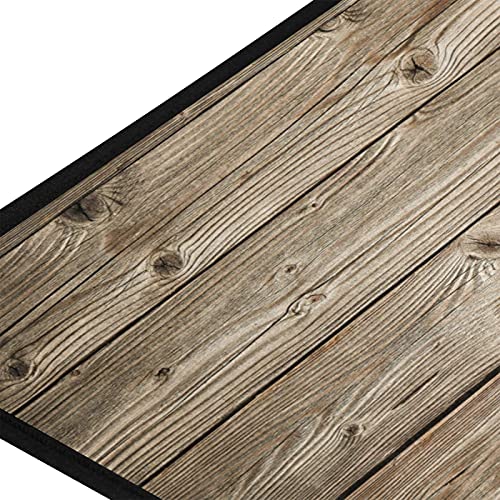 Non-Slip Kitchen Rug Mat Sunflowers Wood Board Print Soft Absorbent Bath Mat Kitchen Rug Doormat Carpet For Bathroom Kitchen Indoor Outdoor 39 X 20 Inch #TOP5