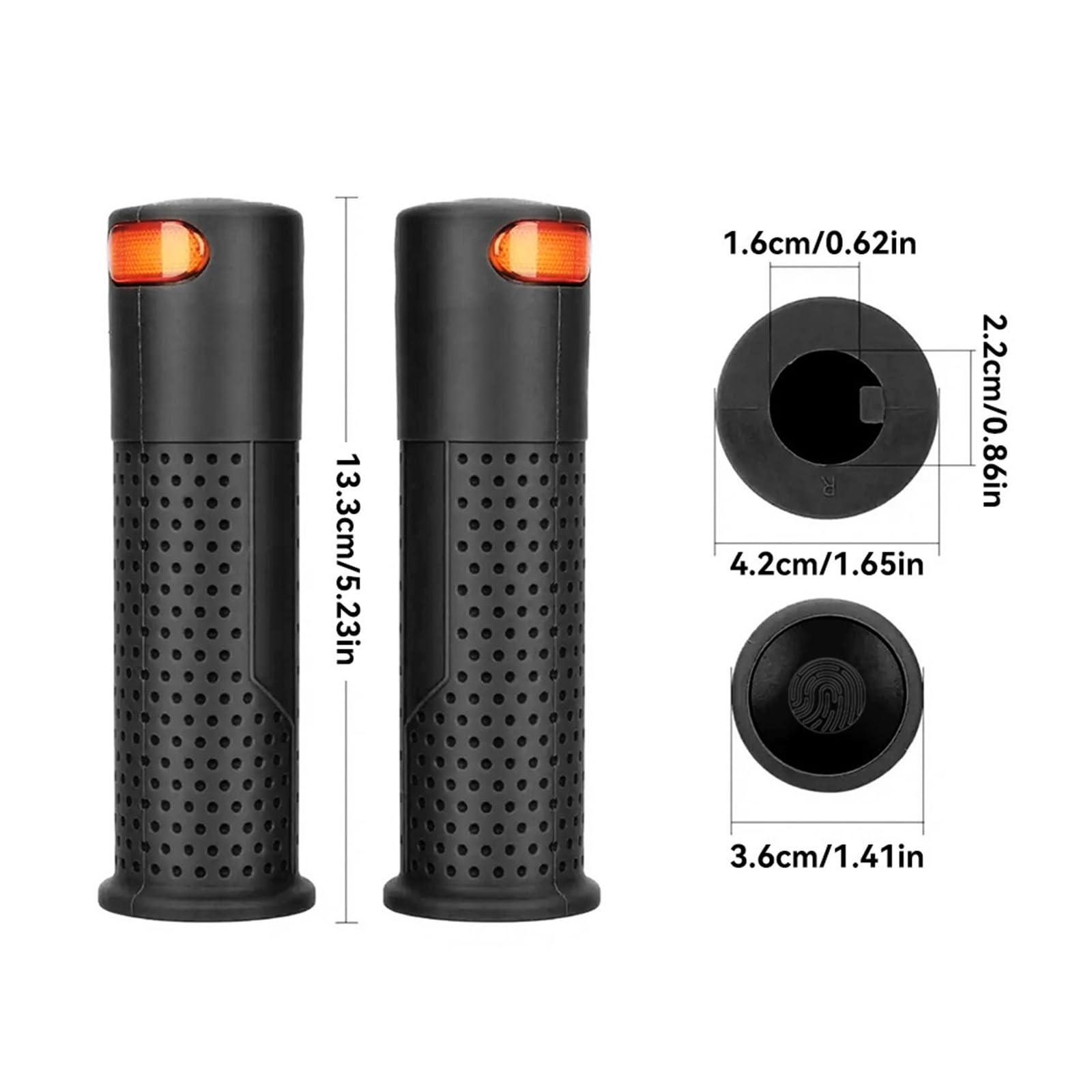 Poignées de trottinette électrique avec installation facile | Housse de poignée de trottinette électrique avec télécommande, poignée antidérapante imperméable et installation facile
