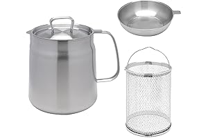 Stainless Steel Stovetop Inner Deep Fryer Pot French Fries Pot