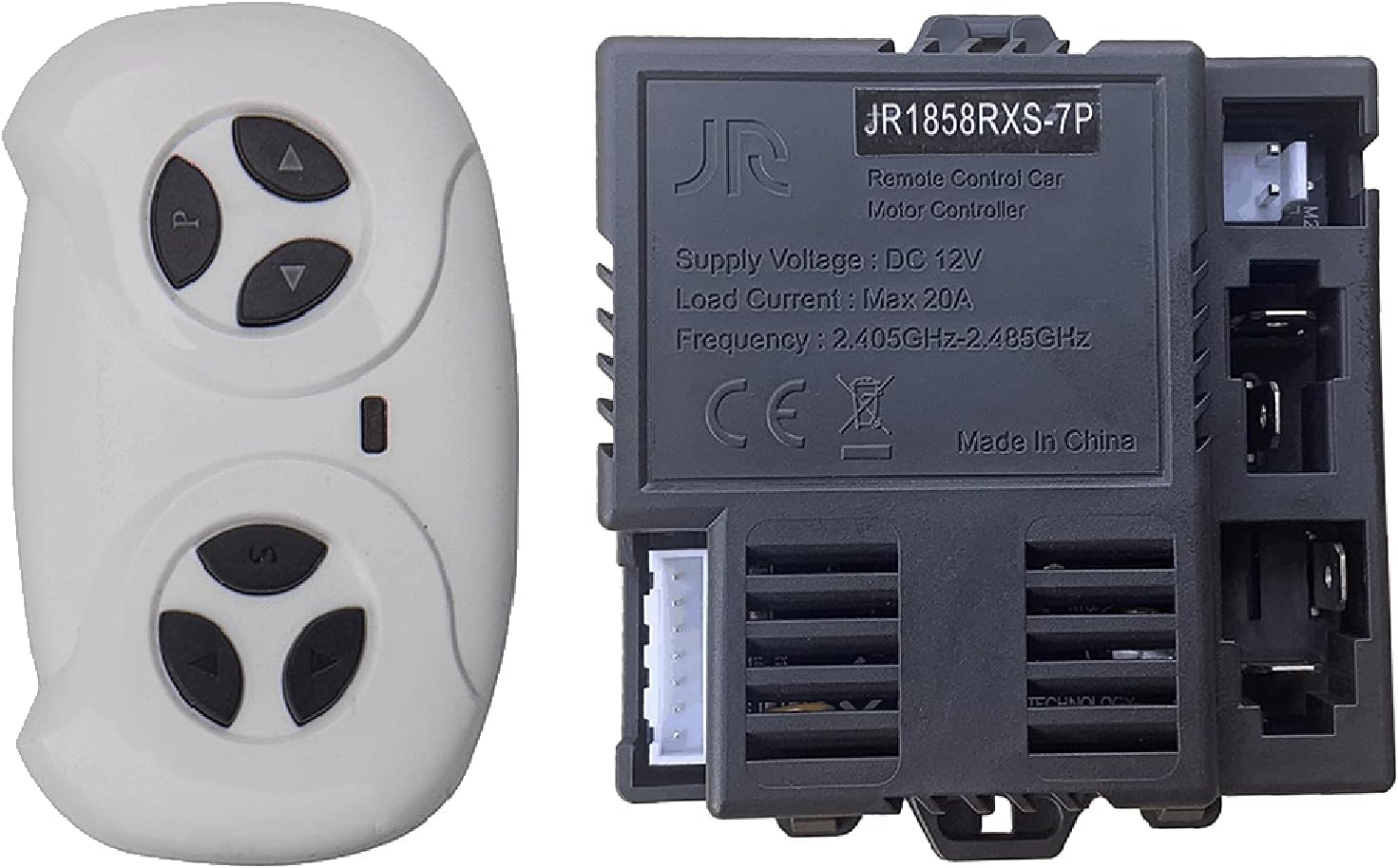 Amazon.com: weelye 2.4G Bluetooth Remote Control and JR1858RXS-7P 12V ...