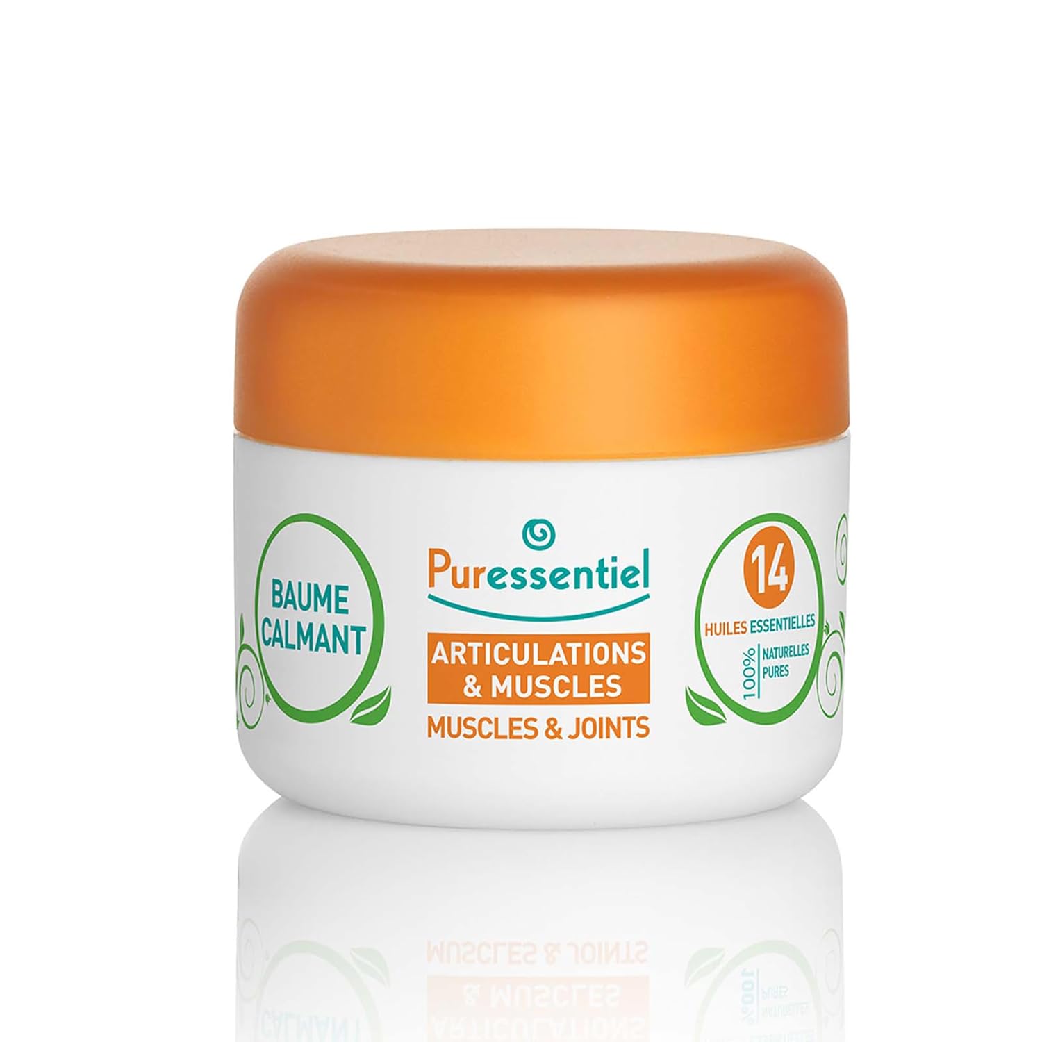 Puressentiel Muscle and Joints Balm - Essential Oil and Shea Butter Balm for Back and Neck Massage - Dye-Free, No Preservatives - 1.01 oz