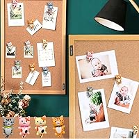 Vista 3 de 30 piezas de chinchetas creativas con lindos gatos, chinchetas decorativas lindas, pines de presión multifuncionales para fotos, notas, dibujos