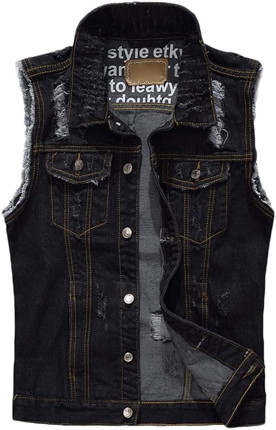 EXEMPLE. Veste En Jeans Sans Manches