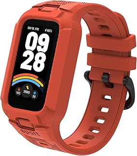 [Etsbaocy] 交換用バンド Xiaomi Smart Band 9 Active/Xiaomi Redmi Smart Band 3 対応 交換ベルト 高質量 シリコン ソフト落下防止ベルト 防水 耐汗性 耐久性 軽量 メンズ＆レディース用 バンド