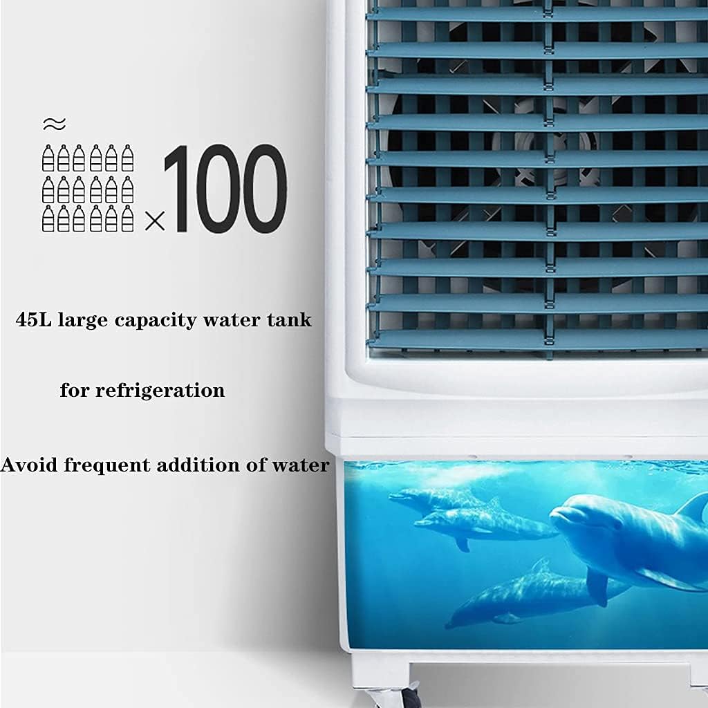 Air Cooler Commercial Air Conditioning Fan 3 Speeds Rapid Cooling Sturdy Body Humidification Purification Cooling Suitable for Factories Farms and Other Large Spaces. Size: 595×410×11 (460×360×1