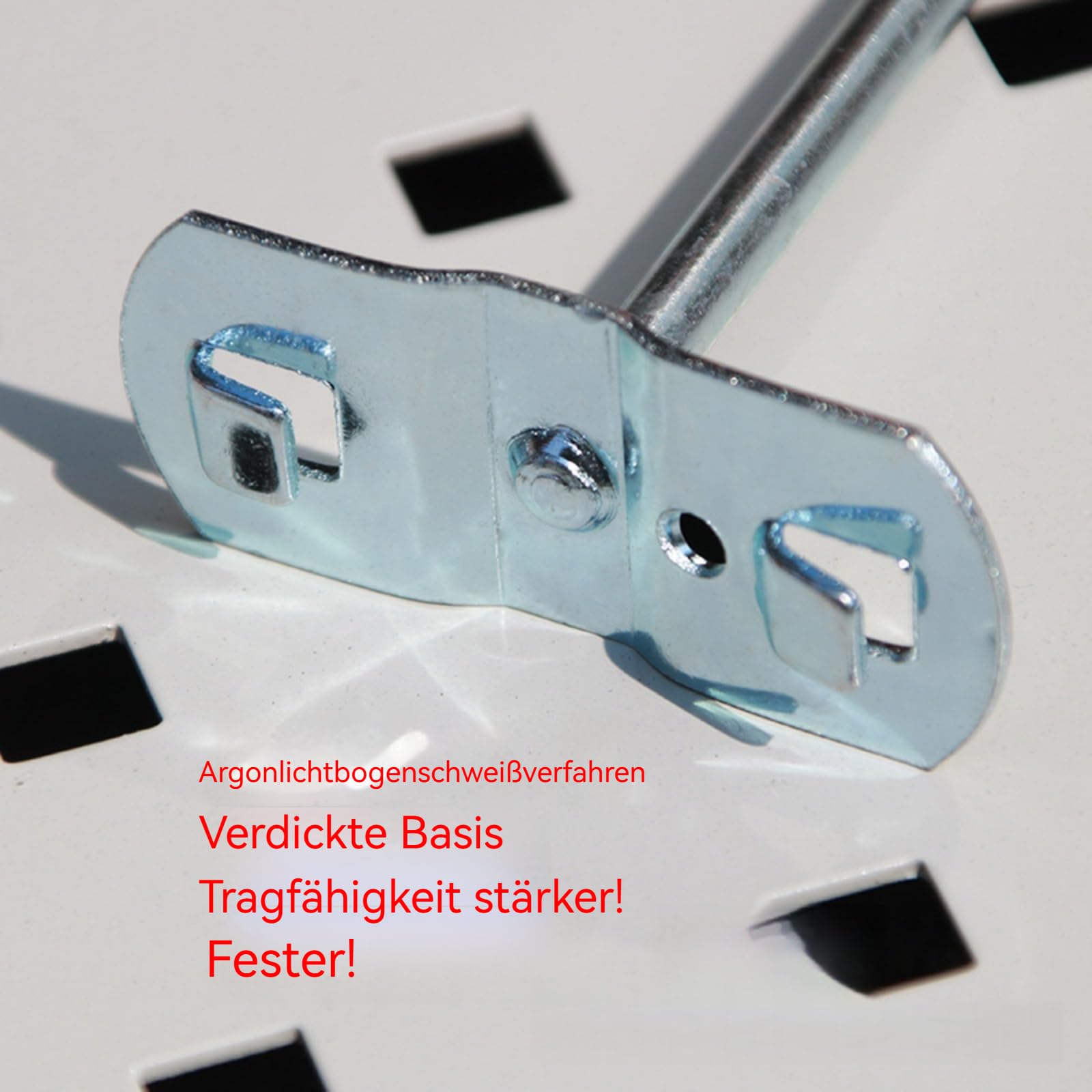 Generisch Supermarkt Regal Haken, Heavy Duty Quadrat Lochplatte Hakens, Metall Display Regal Haken für Supermarkt Garage Einzelhandel,lochwand haken,lochwand zubehör (200mm, 20 PCS)