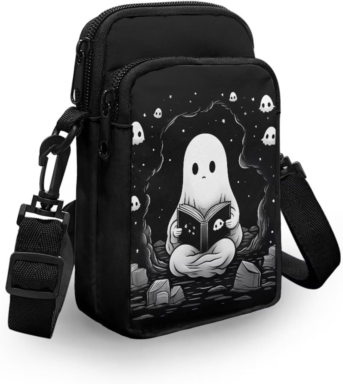 Small Crossbody Wallet with Shoulder Strap, Mini Messenger Bag - Image 4