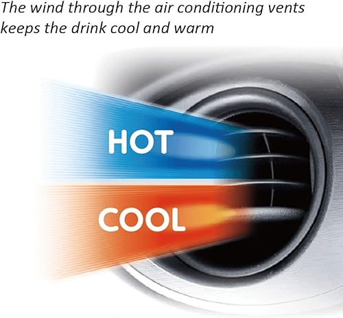Miniatura 5 de Soporte para botella de bebida con soporte para ventilación de automóvil, ventilación de aire acondicionado, café, agua, jugo, taza de té, soporte