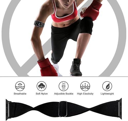 Miniatura 3 de IFCASE Correa elástica para Apple Watch de 1.929 in, 1.772 in, 1.732 in, 1.654 in, 1.614 in, 1.575 in, 1.496 in, iWatch Series Ultra 9, 8, 7, 6, 5,