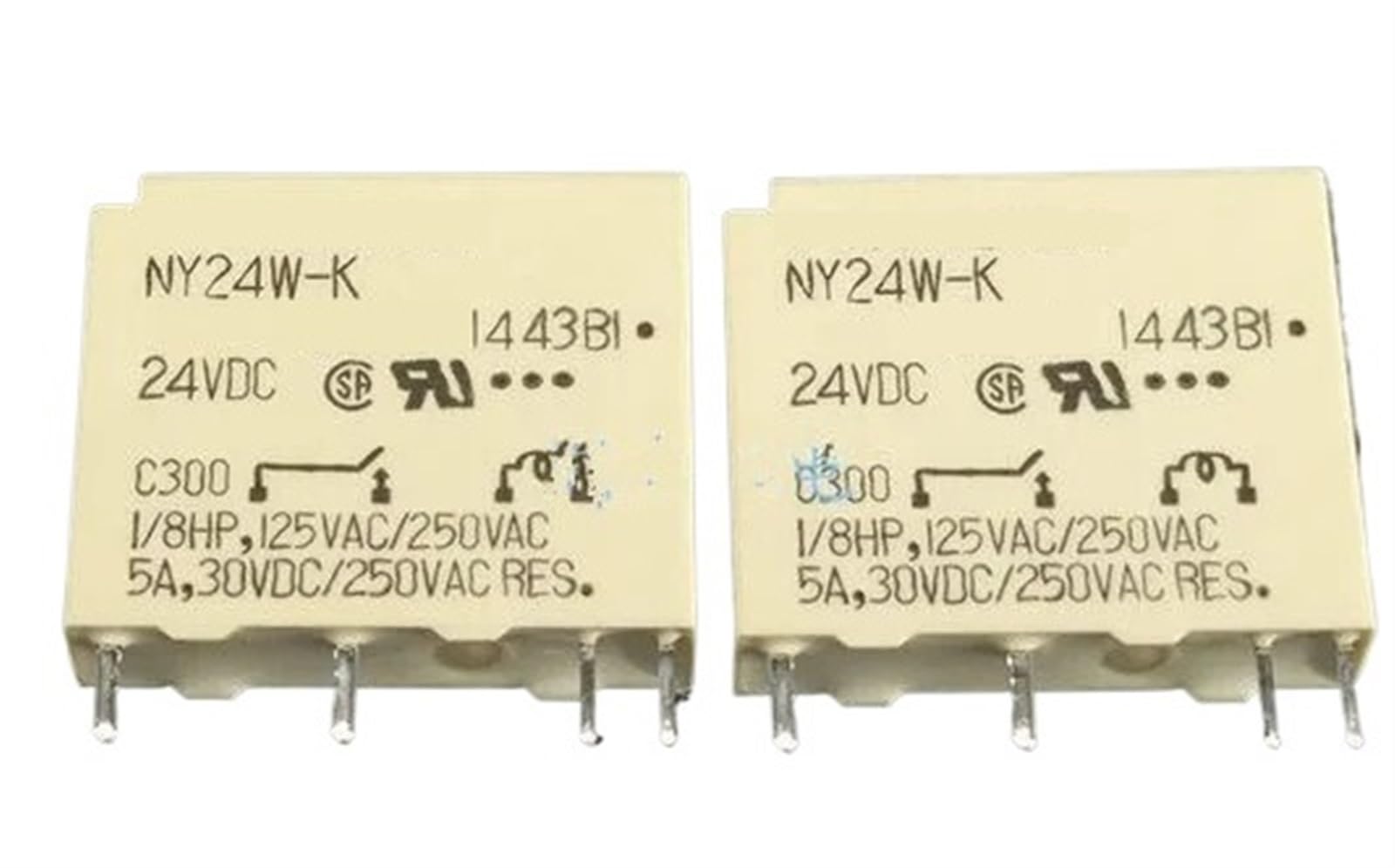 Relais NY24W-K 24VDC 5A 250VAC DIP4 interrupteur électronique PCB