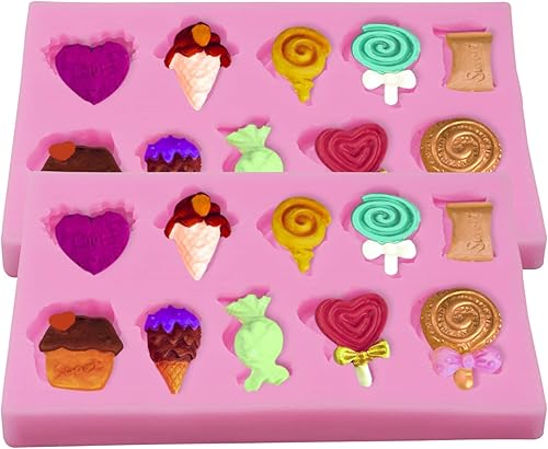 Miniatura 6 de 2 moldes de silicona en forma de piruleta para helado, dulces, moldes de silicona para pudín, muffin, alfombrillas de impresión, fondant barroco,