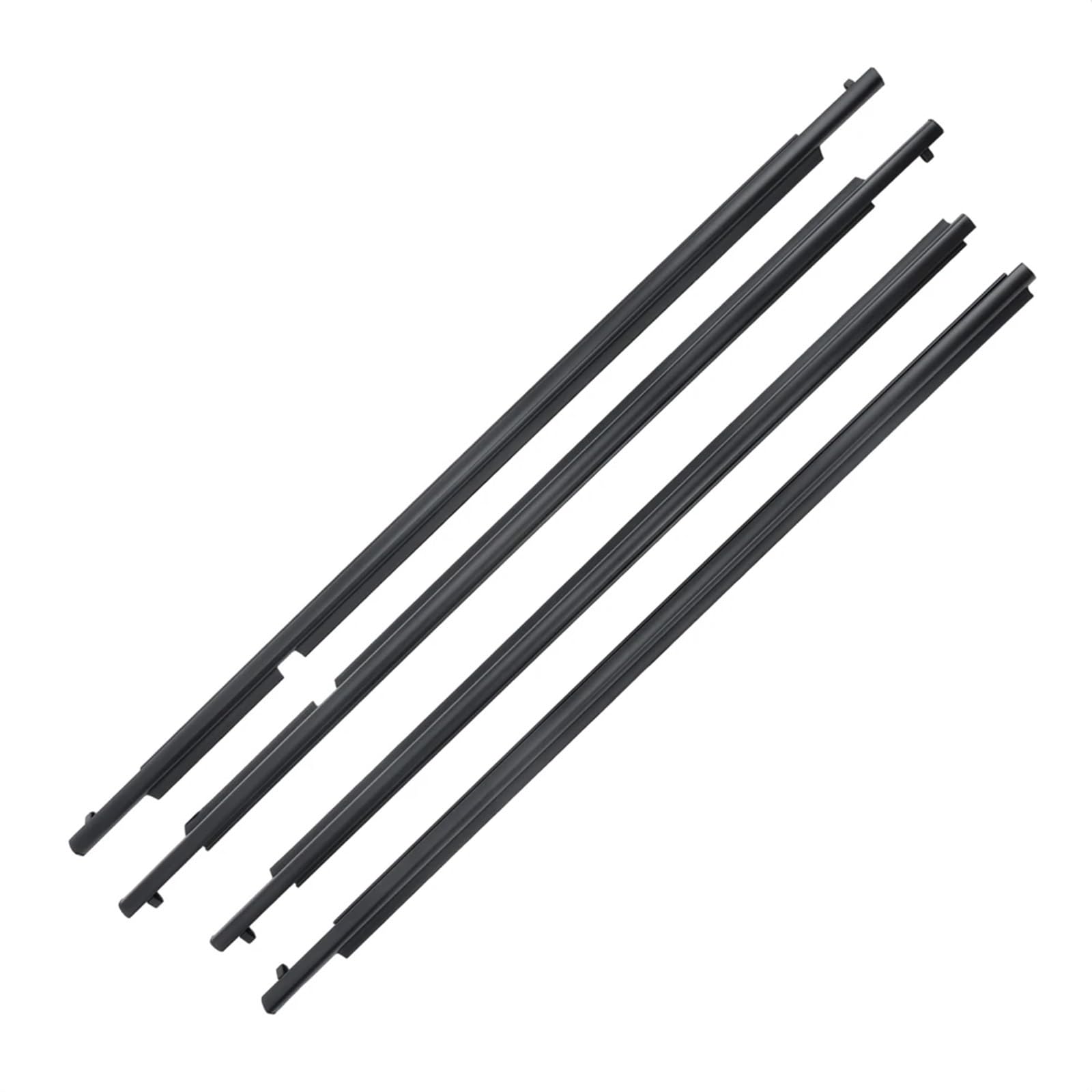 Nhabxgds One Color Car Door Protectors Fit For Scion Xb 2.4L 2008-2015 Front & Rear Set Of 4 Door Belt Molding Weatherstrips Window Sealing Strip Seal Strip