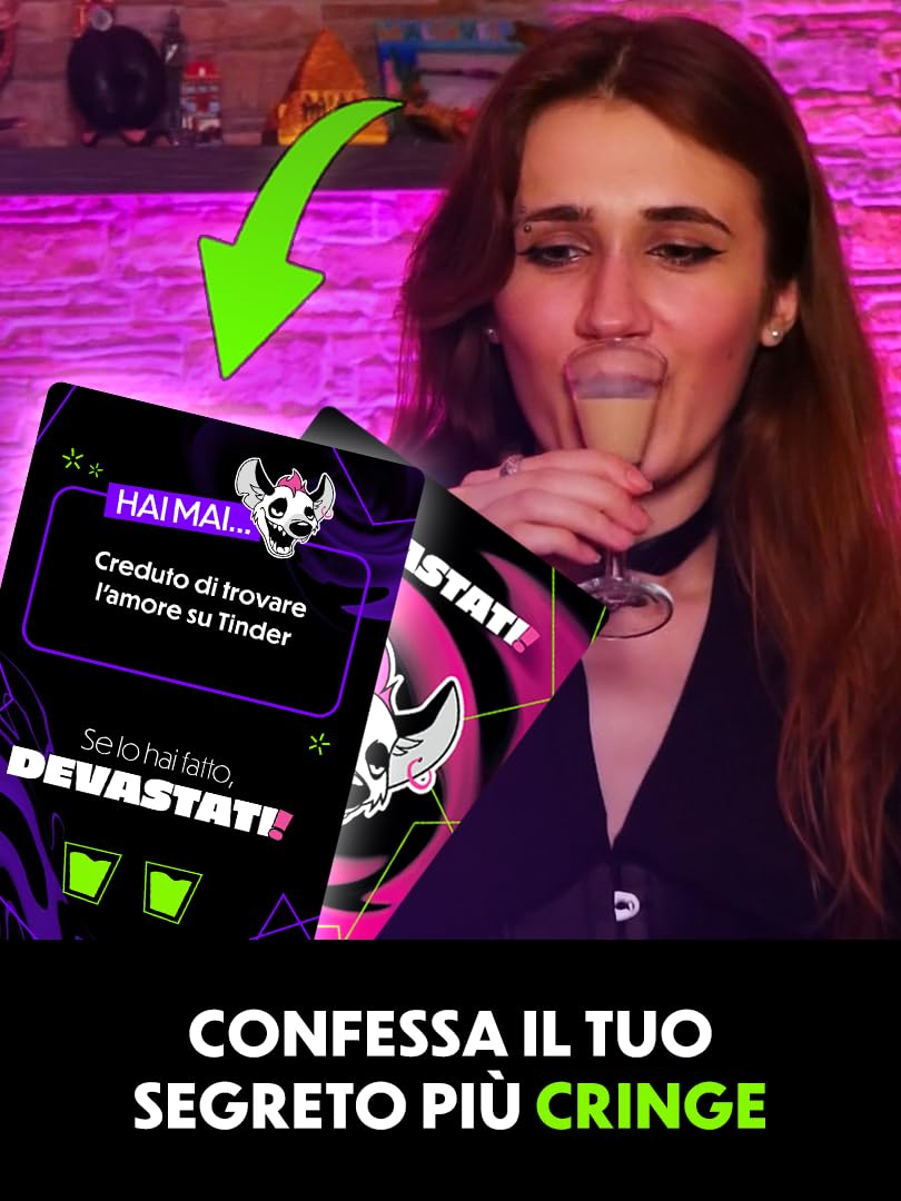 Gen Z Drinking Game | Gioco da Tavolo alcolico per Gen Z (18+) | Carte per Bere, sfide, obbligo o verità e Gossip | Perfetto per L'Estate, Compleanni e Serate tra Amici o universitarie