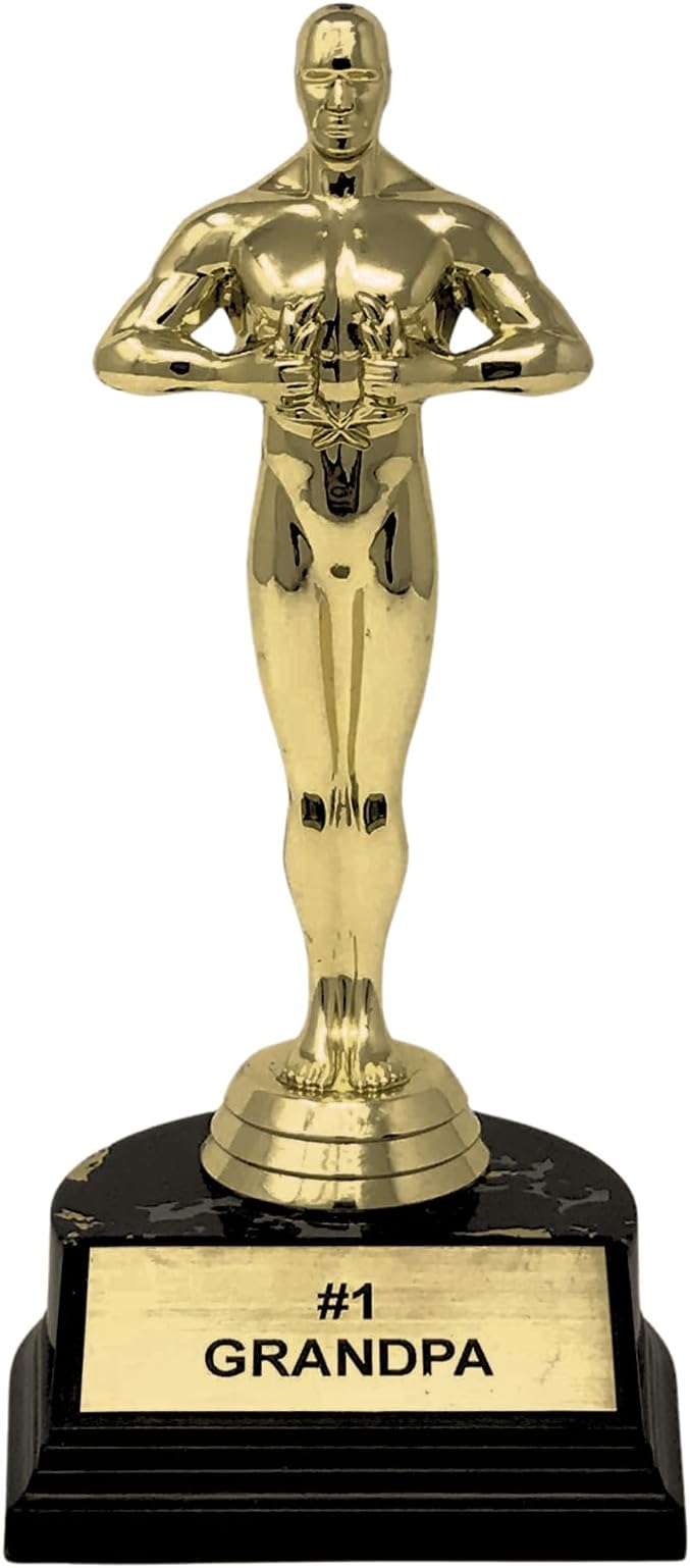 aahs!! Engraving Aahs Number 1 Grandpa Trophy Award - 7 Inches