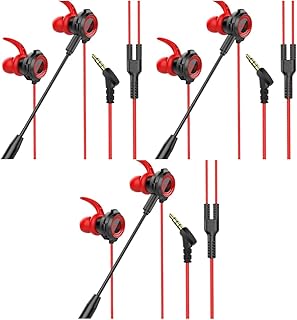 UKCOCO 3Pcs Fones De Ouvido Com Fio Sobre A Orelha Fones De Ouvido Com Redução De Ruído Com Fio Fones De Ouvido Com Cancelamento De Ruído Fone De Ouvido Para Jogos Fone De Ouvido Com Fio