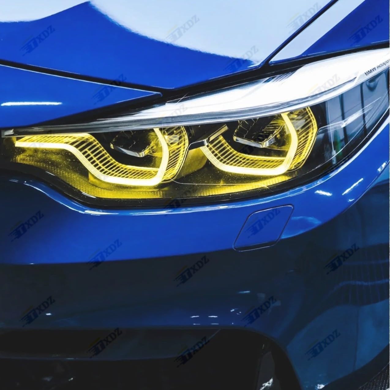 Yellow DRL Boards For 2018-2020 B-MW F80 M3 F32 F82 M4 F36 LCI 425d 430d 430dX 430i 430iX 435dX 440i 440iX Adaptive Headlight, Angel Eye, 63117493229, 63117493230 (Lemon Yellow)