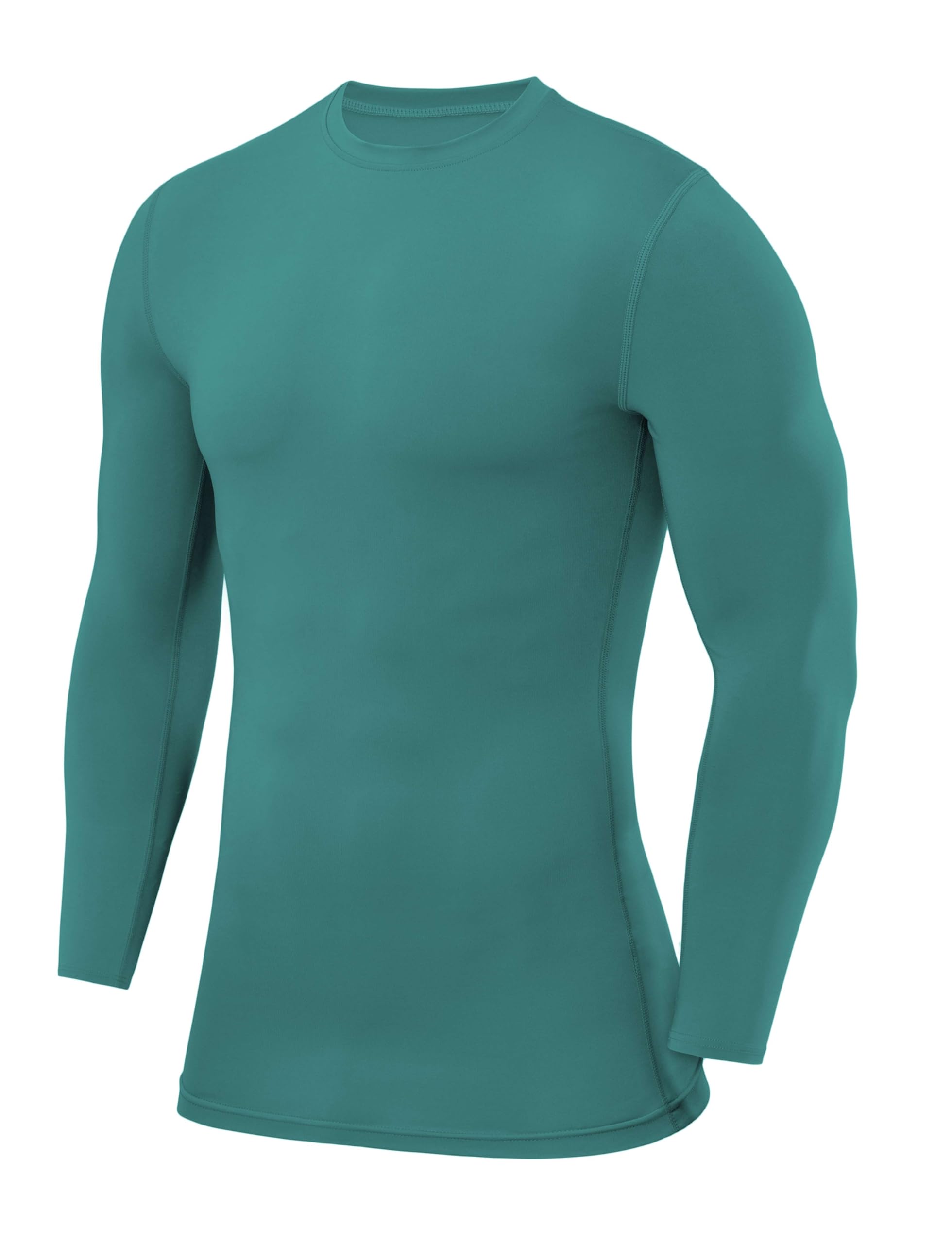 PowerLayer Kompressionsshirt Herren - Compression Shirt Funktionssshirt Langarm - Laufshirt Herren - Sportshirt - Longsleeve Oberteil Unterziehshirt