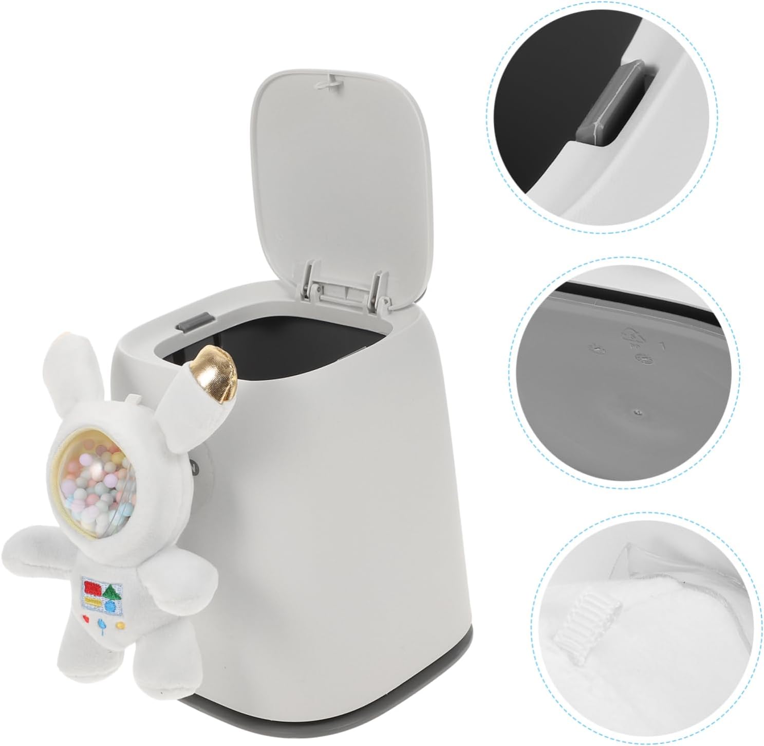 2Pcs Car Trash Can Mini Vehicle Trash Bin Seat Organizer for Backseat Automotive Garbage Cans Vehicle Trash Can Portable Small Garbage Can Car Bin Pp Miniature Trash Bag