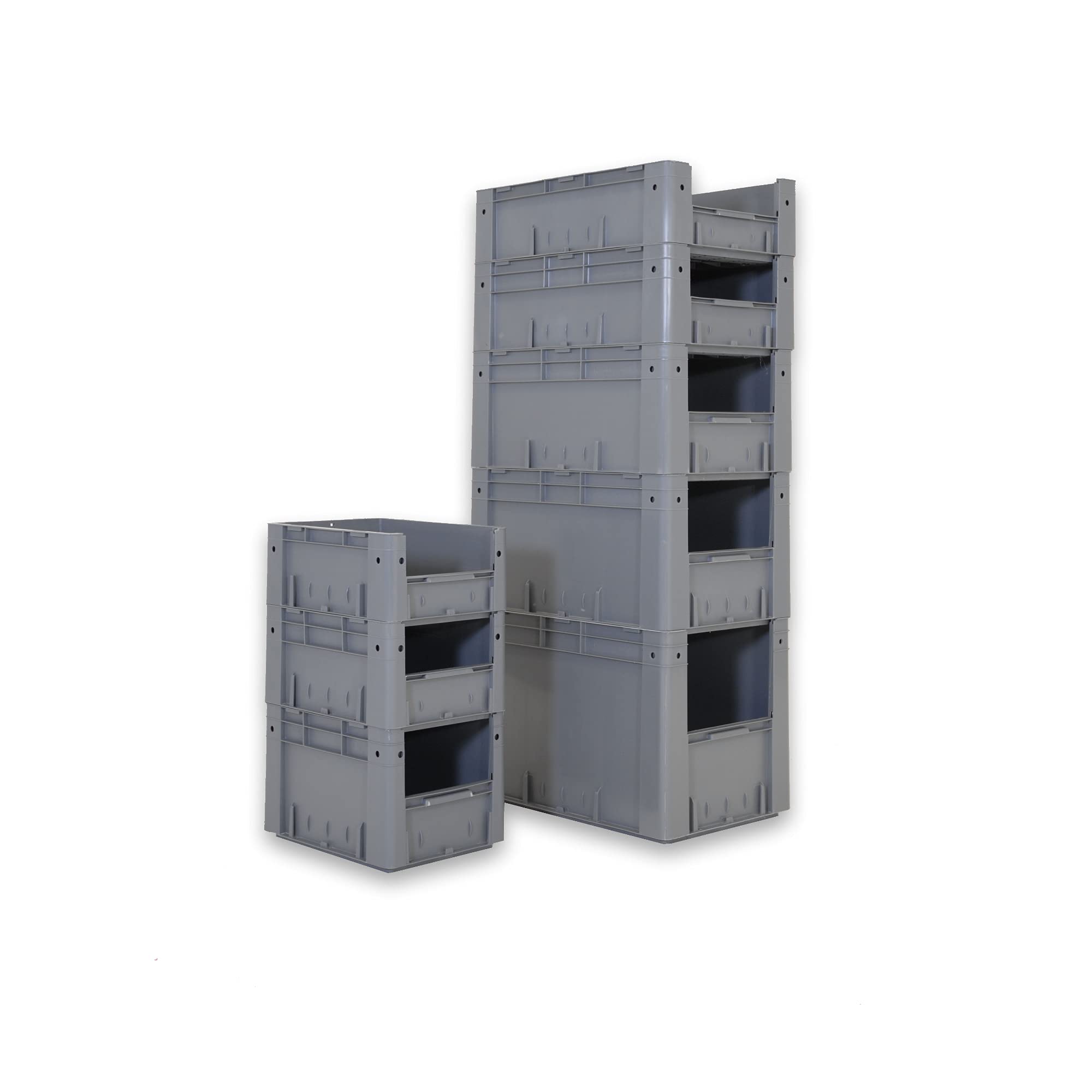 Provost Bac gerbable à ouverture frontale qualité alimentaire gris 24L - 40 x 30 x 27cm