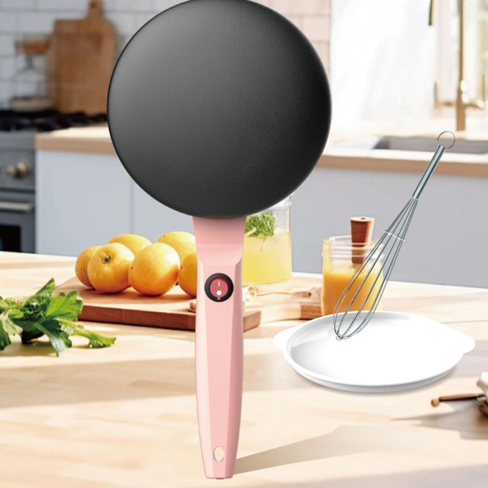 Sartén para crepes, Crepera eléctrica Control automático de temperatura
