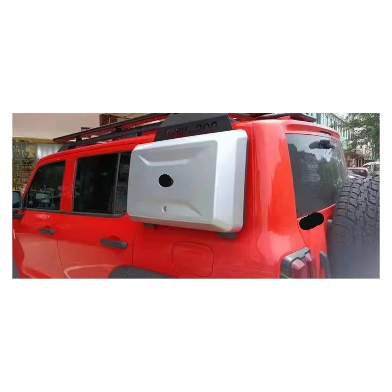 Portapacchi Per Camion Personalizzato Fuoristrada E Scala Laterale Compatibili Con La Staffa Per Carico Bagagli Per Portapacchi Per Auto Su Rotaia Da Tetto Tank 300(Luggage rack)