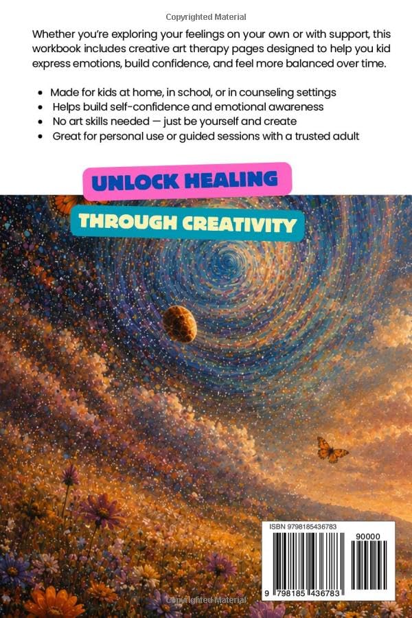 Art Therapy Workbook for Kids: Creative Activities to Explore Feelings, Build Confidence, Manage Anxiety, Reduce Stress, and Support Emotional Well-Being image 3
