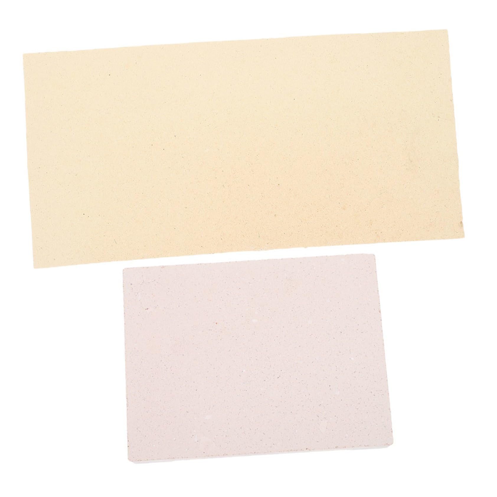 Gatuida Blocco per Saldatura a Nido d'Ape 2 Pezzi per Gioielli in Argento e Rame, Materiale Quarzo e Ossido di Silicio, Strumento Versatile per Lavorazioni Metalli Fai da Te
