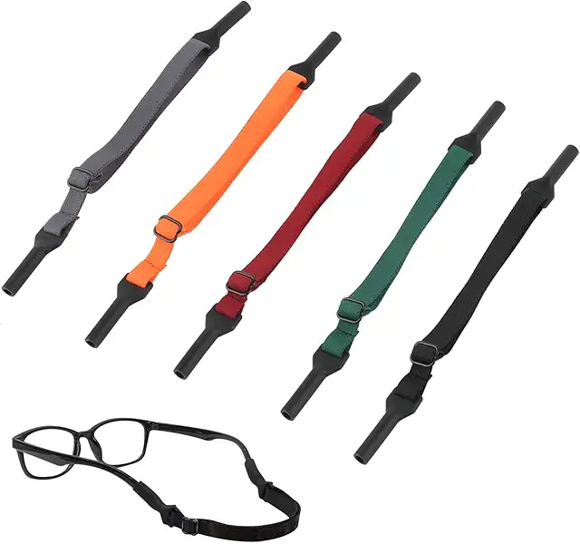 Cordon Lunettes Élastique Antidérapant Réglable - Pour Sport et Quotidien