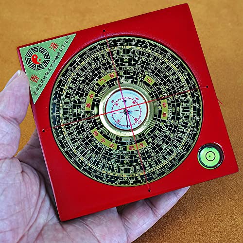 Brújula Feng Shui Profesional Madera 4.3 pulg miniatura 3