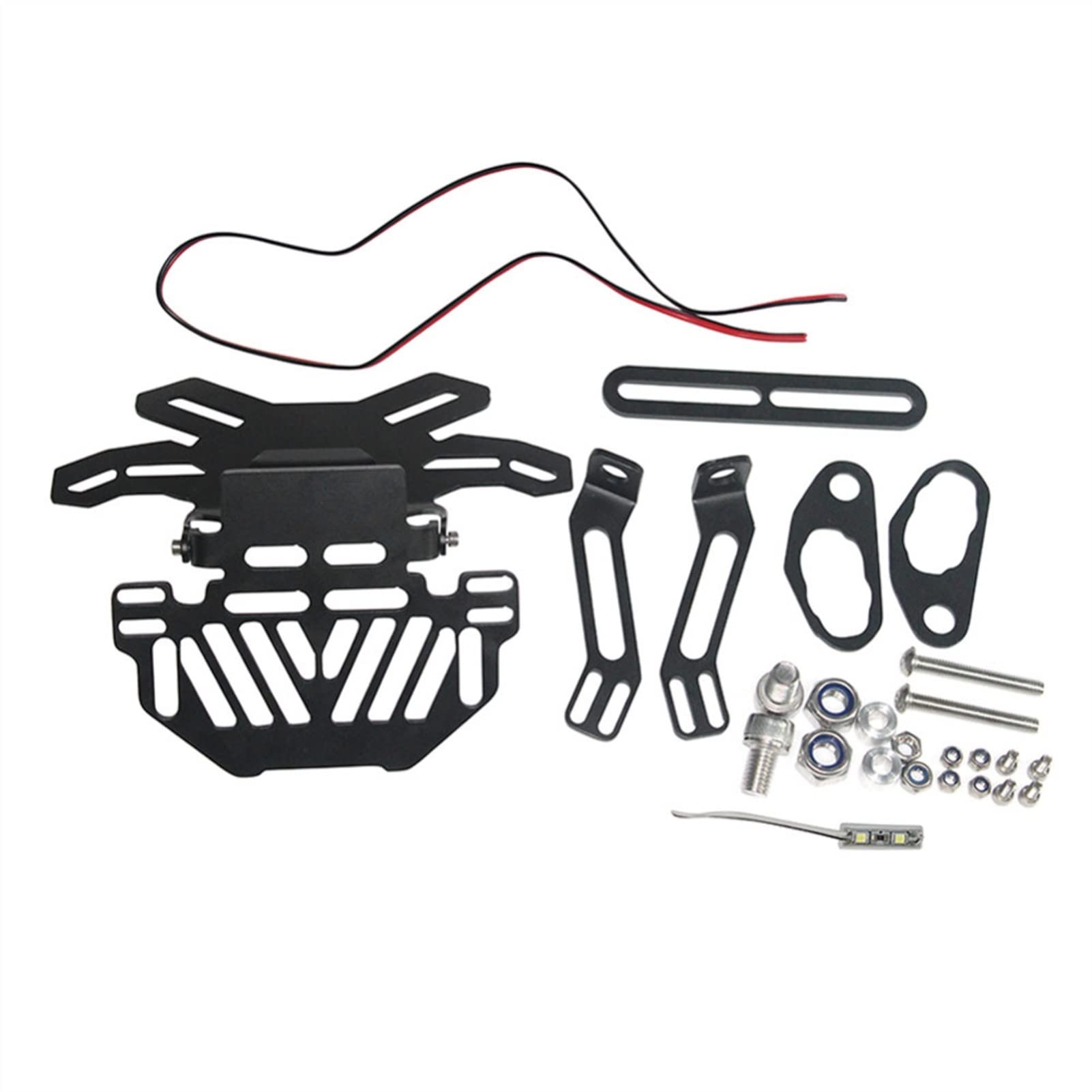 Support d'immatriculation arrière moto anti-vibrations pour Suzuki SV650 et SV650X