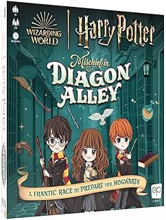 Harry Potter™ Mischief in Diagon Alley | Quick-Rolling Family Dice Game | Artwork Inspired by Harry Potter | Great Kids Game & Family Board Game | Officially-Licensed Harry Potter Game & Merchandise