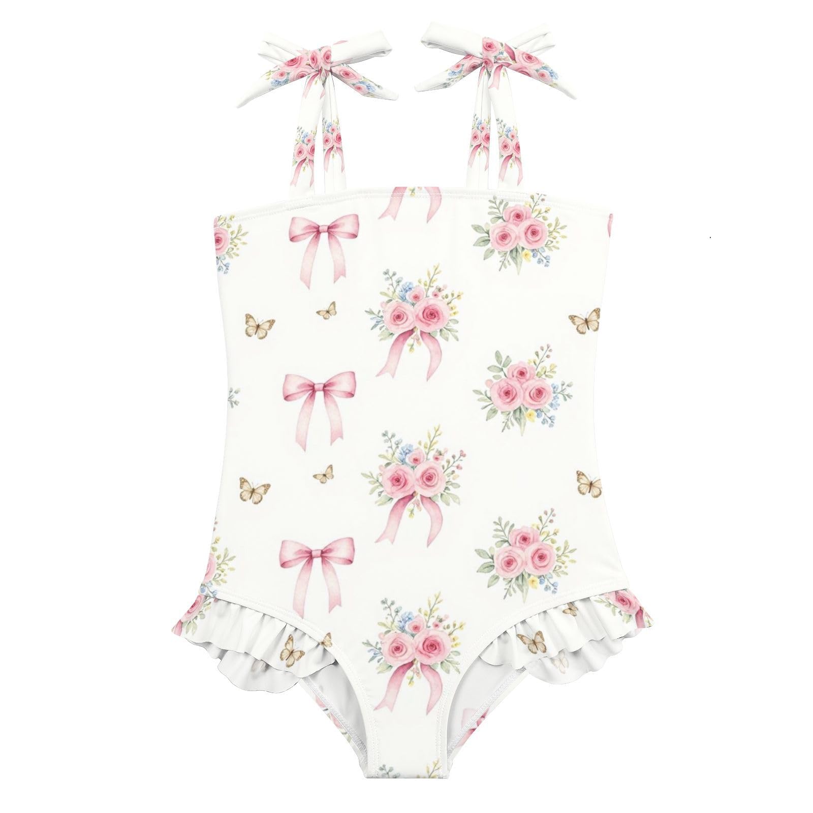 FRODOTGV Costume da bagno intero per ragazze, ad asciugatura rapida, per piscina, spiaggia, surf, per bambini