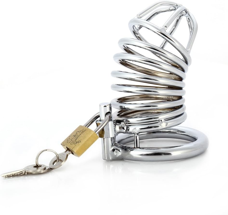 S425T Metal Premium Medical Grade Chasti-ty Device Male Toy - 40MM Ring