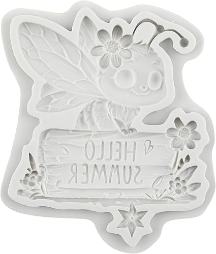 Miniatura 54 de Lingzhi Bumble Bee Moldes de silicona para fondant de abeja para decoración de pasteles, decoración de cupcakes, caramelo de chocolate, pasta
