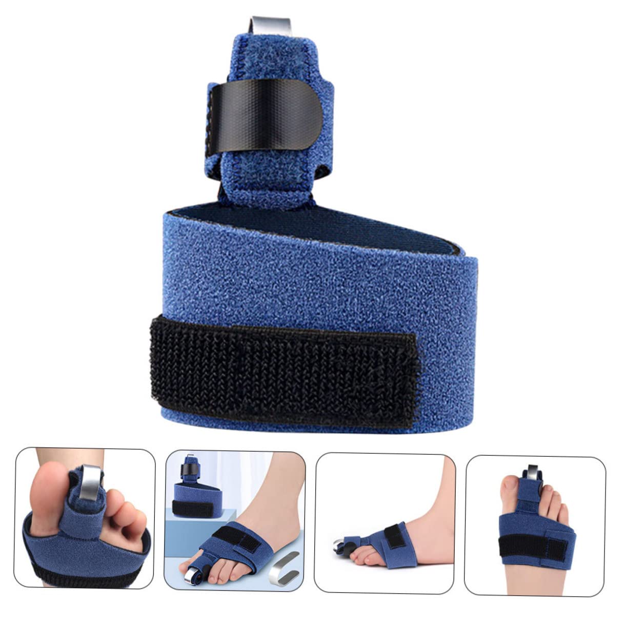 Outanaya Adjustable toe Straightener Splint Breathable Skin-Friendly Toe Wrap Support for Daily Use