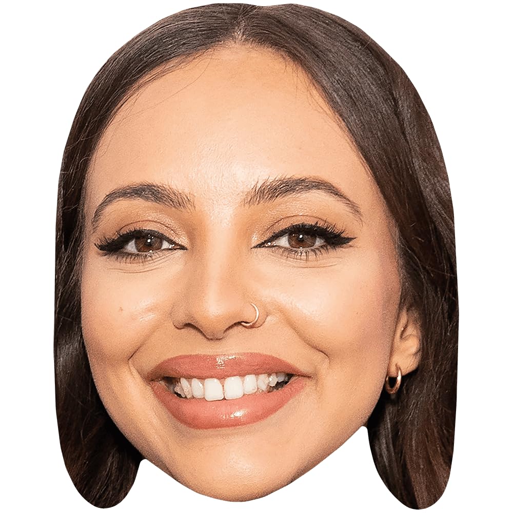 Celebrity Cutouts Lifelike Jade Thirlwall (Smile) Celebrity Mask, Flat Card Face, Fancy Dress Mask