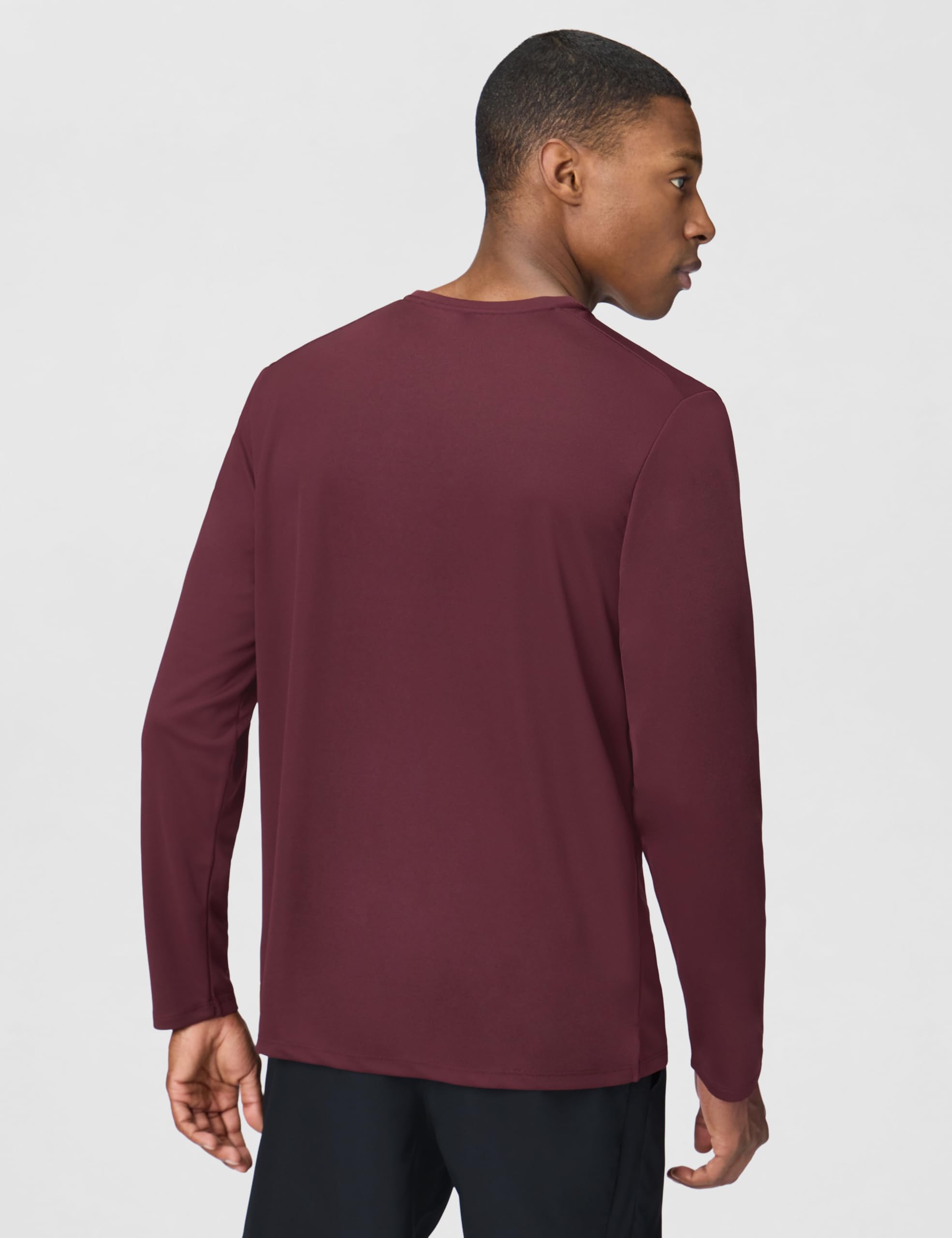 NIKE Górna część biegowa Mężczyźni Nike Miler Dri-fit Uv Langarm-laufoberteil Für Herren