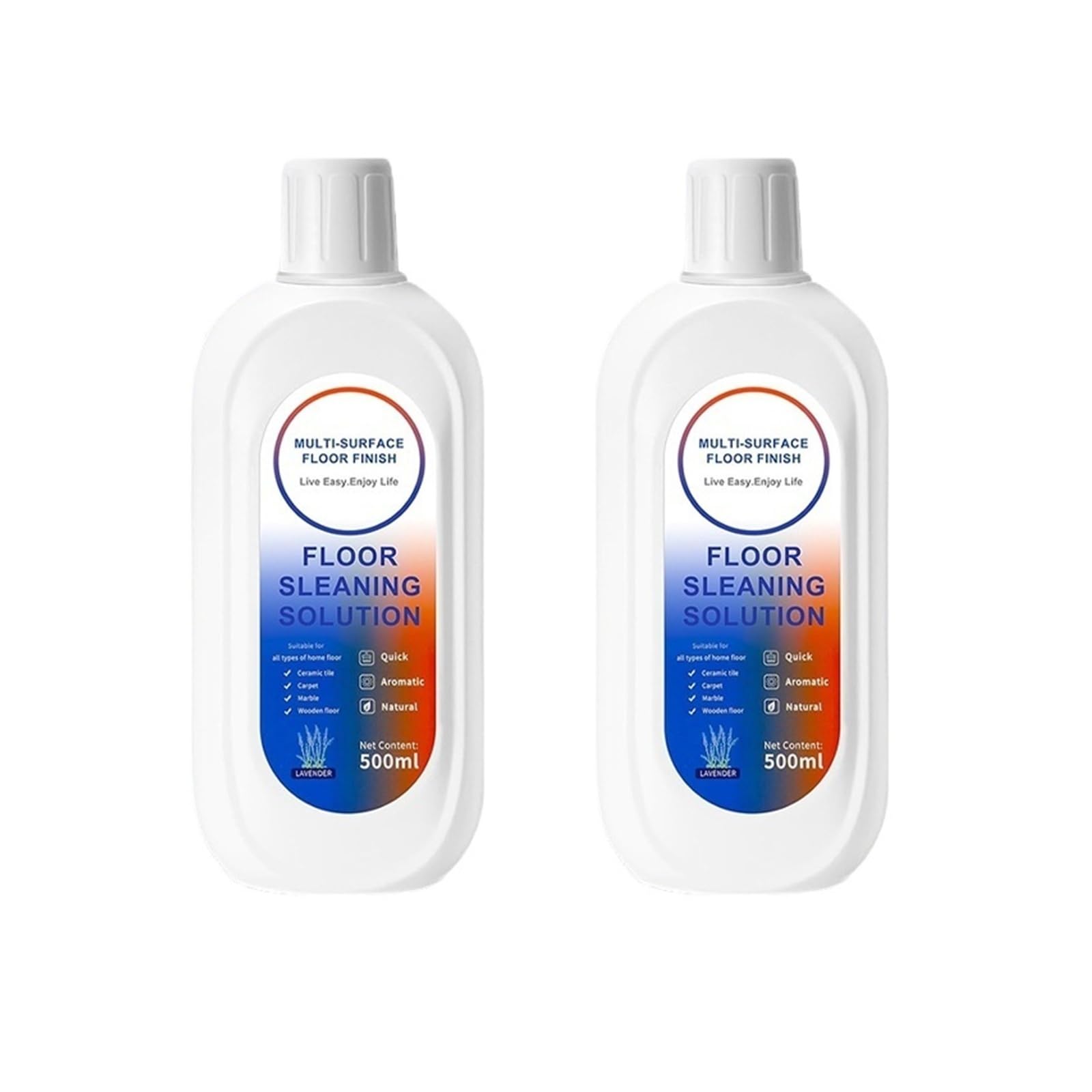 Bodenreiniger mit Lavendelduft, 500 ml, kompatibel mit Tineco | FLOOR ONE S3/ S5/Pro2/Combo/S7Pro All Series Reinigungslösung Roboterstaubsauger(2PCS)