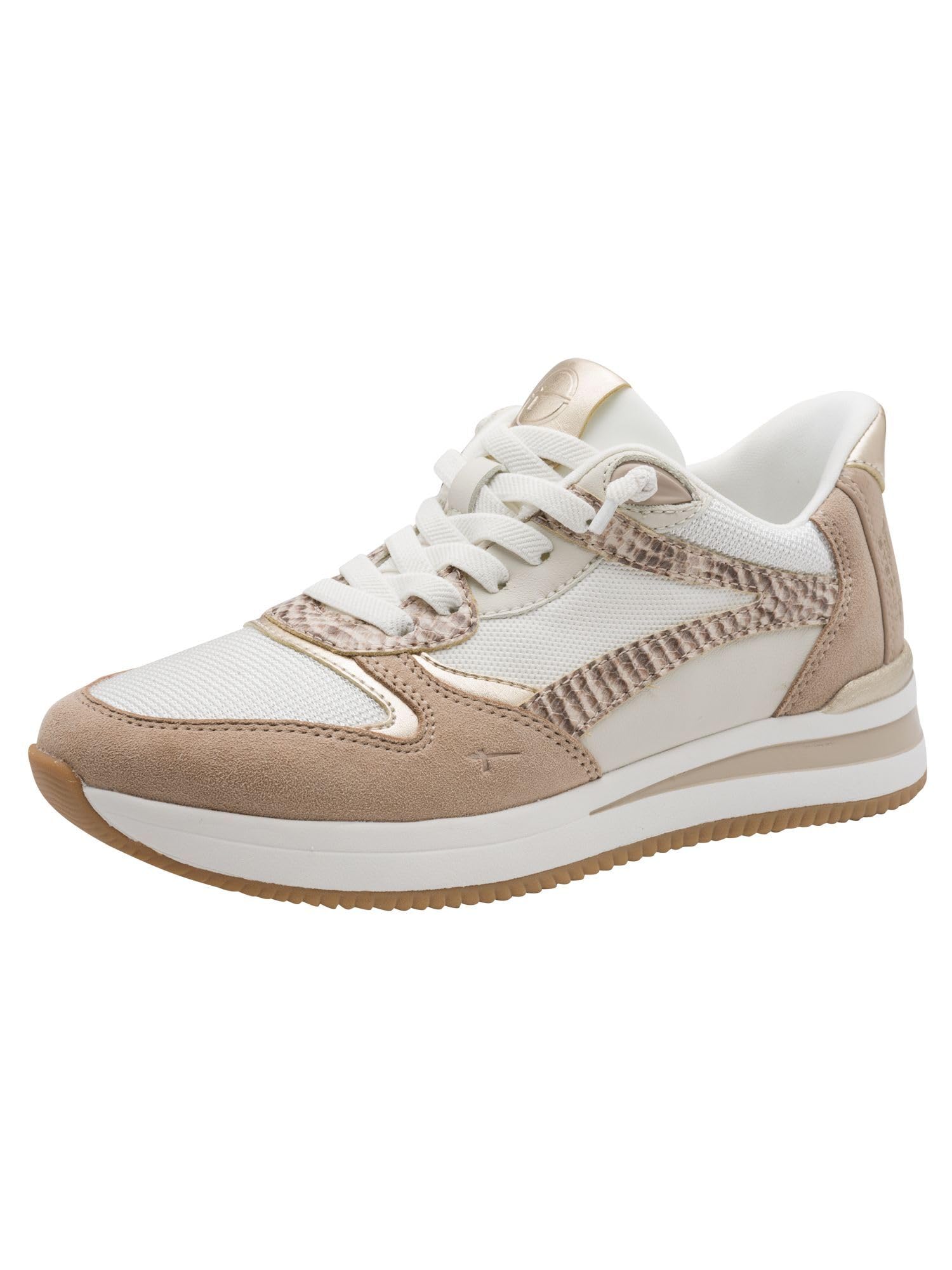 Tamaris Comfort Women's Low 8-83737-46 Trainers, Beige Comb, 41 EU