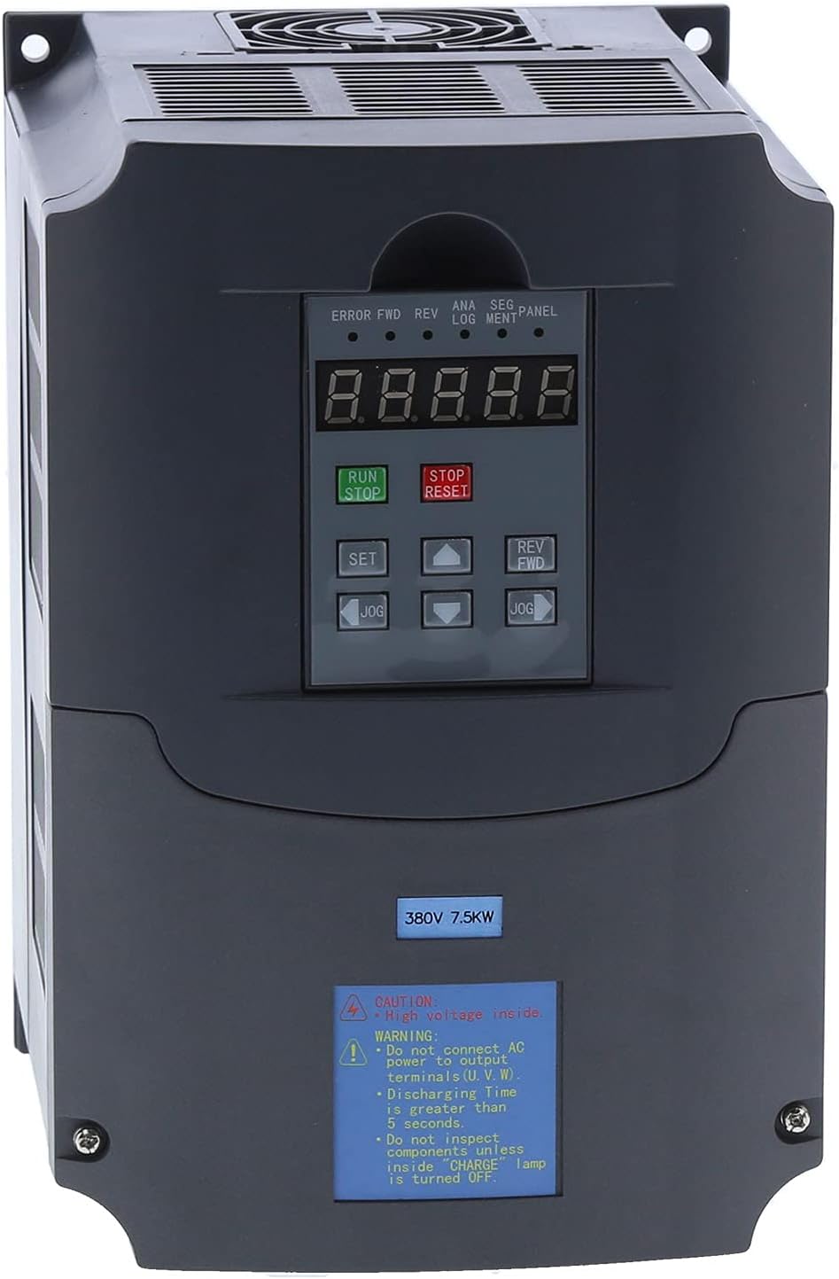 Variable Frequency Drive, VFD Motor Speed Controller, 3-Phase 7.5kW 380V Output, A2-3075, for Industrial Automation