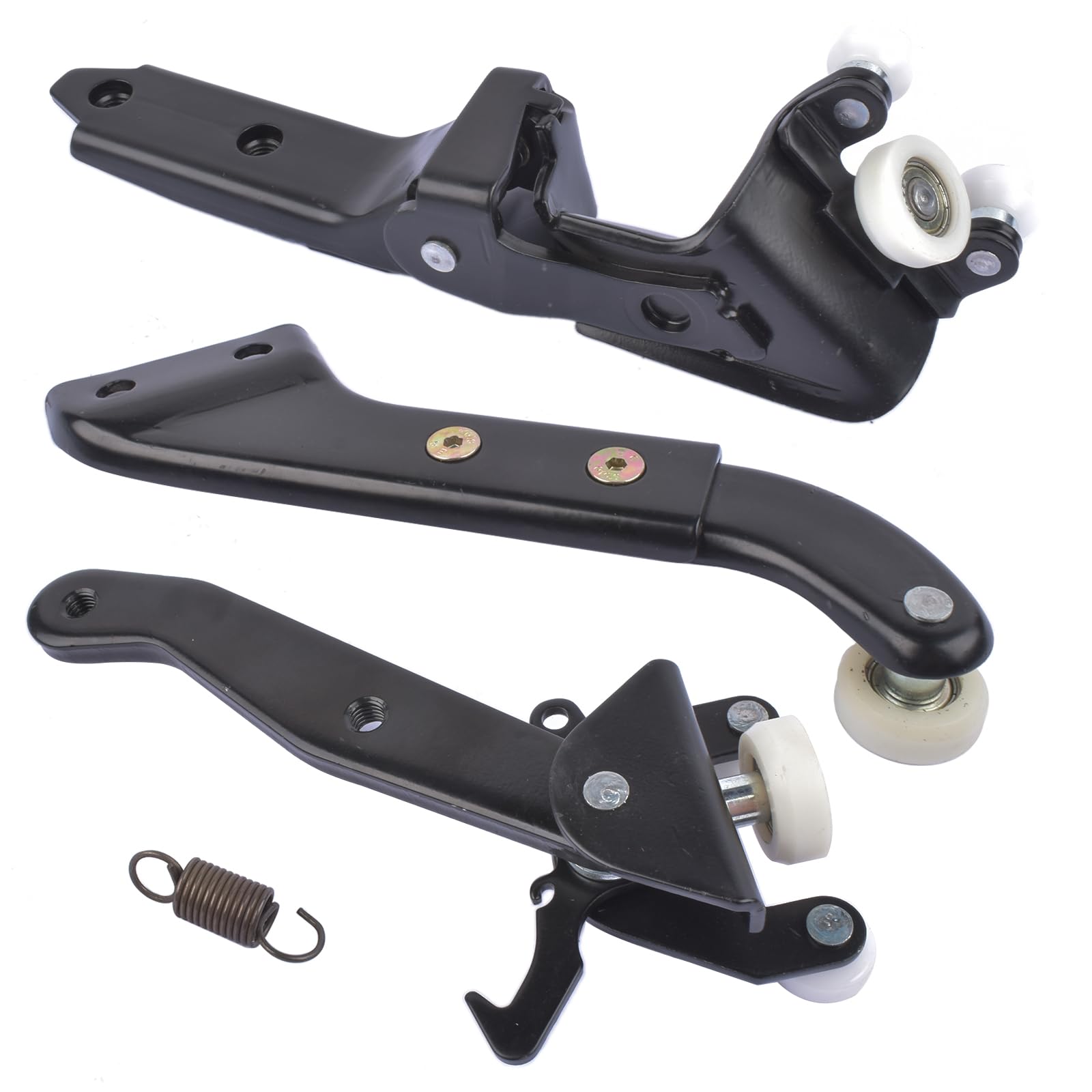 Jeu de Guides à Rouleaux pour Porte Coulissante Droite Compatible avec Mul-tivan V Trans-porter V T5 7H0843436D 7H0843436H