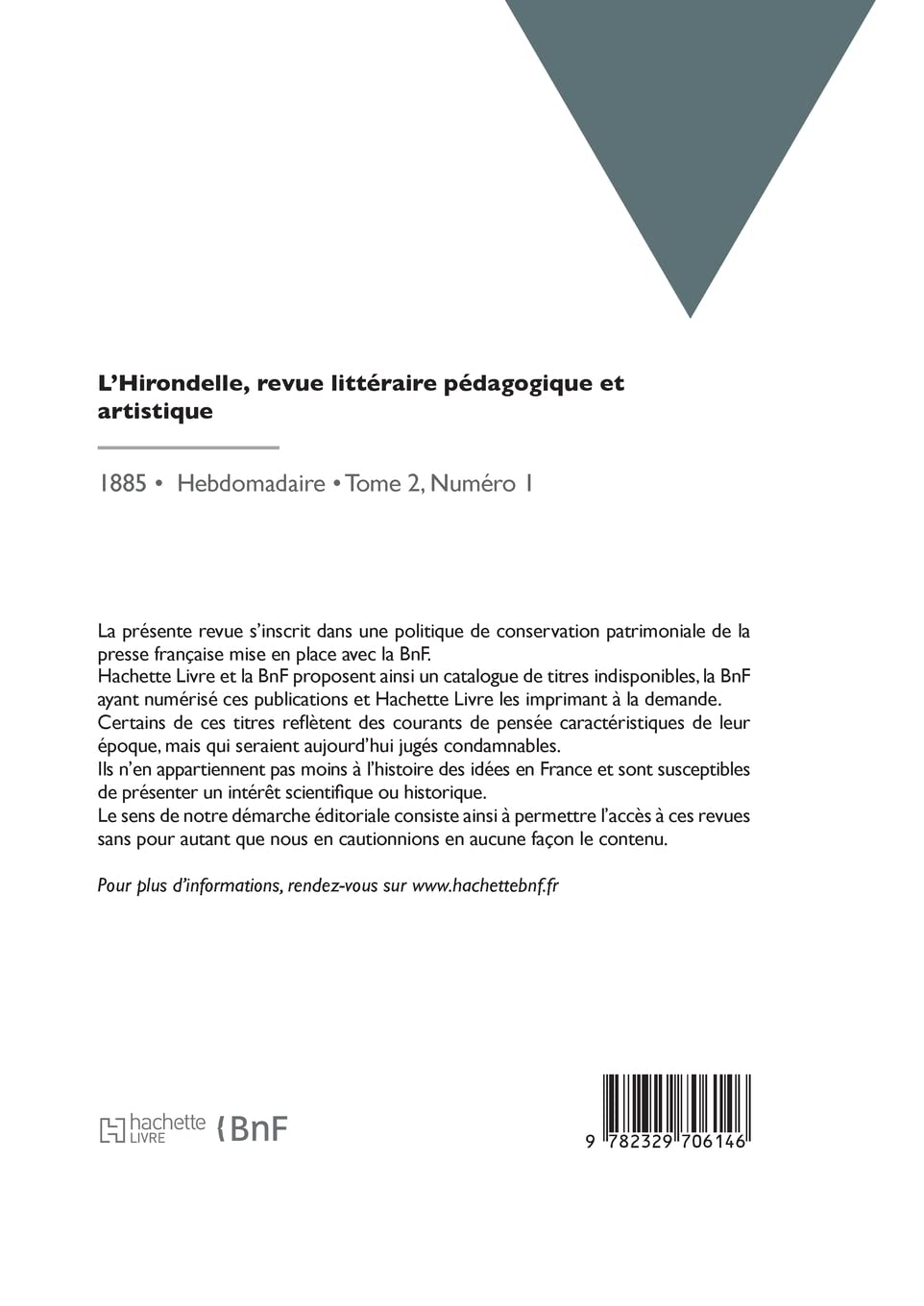 L'Hirondelle, revue littéraire pédagogique et artistique