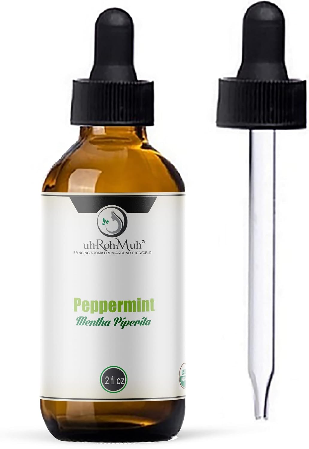 Peppermint Essential Oil (Organic - USDA Certified) (India) (10ml)
